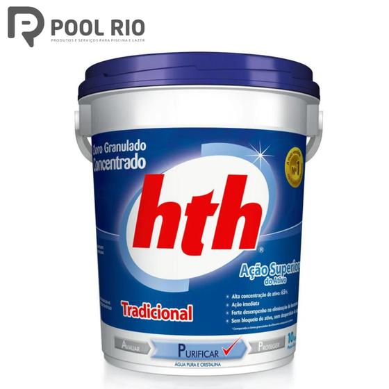 Imagem de Cloro para piscina HTH Tradicional - 10Kg