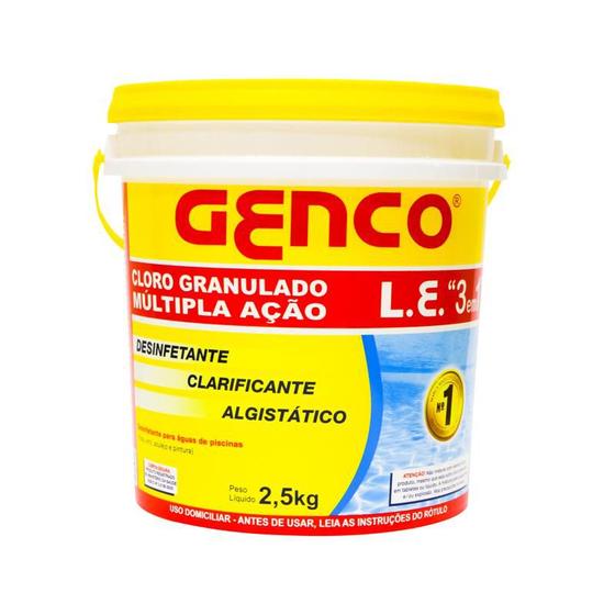 Imagem de Cloro Piscina Genco Estabilizador 2,5Kg