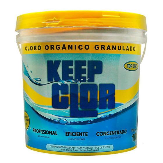 Cloro Top Line Keep Clor 10Kg Menor preço em Cloro Top Line Keep Clor 10Kg