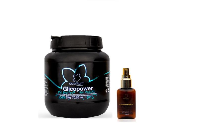 Imagem de Clorofitum Glicopower Máscara 2 Kg E Cauterizador35 Ml