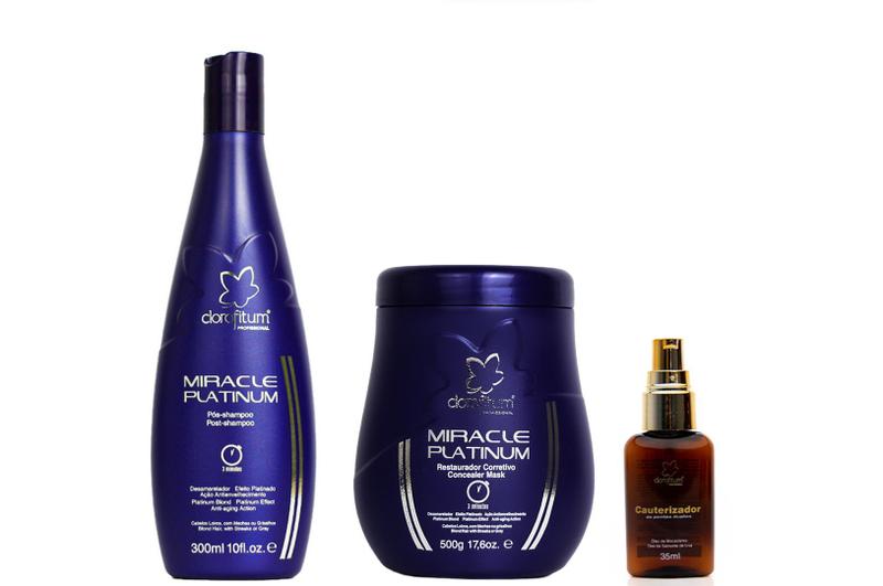 Imagem de Clorofitum Miracle Platinum Pós-Shampoo e Máscara e Cauterizador35 ml