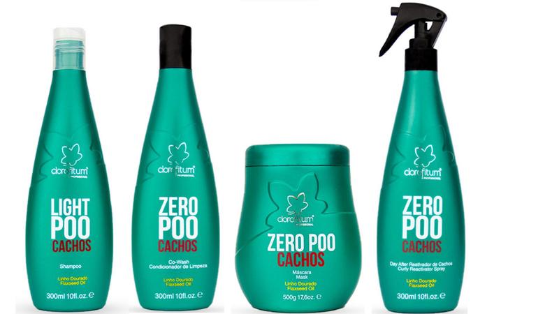 Imagem de Clorofitum Zero Poo Shampoo e Co-Wash e Máscara e Soro Day After