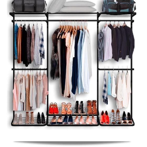 Imagem de Closet Aramado - Linear CLR371 - 2,20 - Smart Black