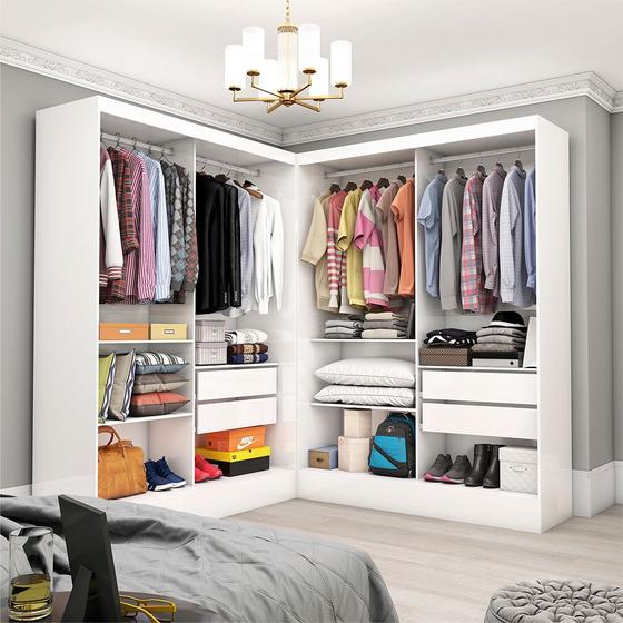 Imagem de Closet Casal Duplo Dubai Premium 4 Gavetas Carioca Móveis