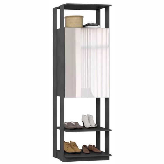 Imagem de Closet Componível 2 Portas com Espelho 70cm 1007 Clothes BE Mobiliário