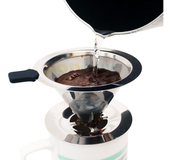 Coador De Café Clink Inox Tamanho 102 Não Precisa Filtro é ruim? Coador De Café Clink Inox Tamanho 102 Não Precisa Filtro é boa?