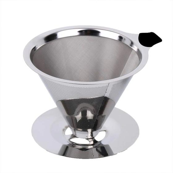 Coador De Café Em Aço Inox Tamanho 103 Não Utiliza Filtro Menor preço em Coador De Café Em Aço Inox Tamanho 103 Não Utiliza Filtro