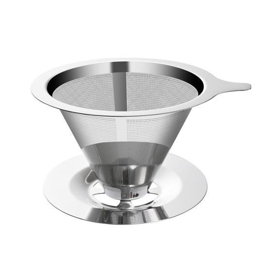 Imagem de Coador De Café Inox Filtro De Café Inox Reutilizável Tam 102