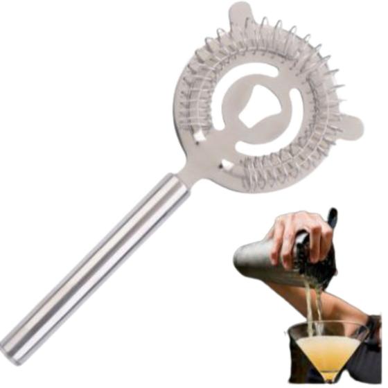 Imagem de Coador de Gelo Ice Strainer Bartender