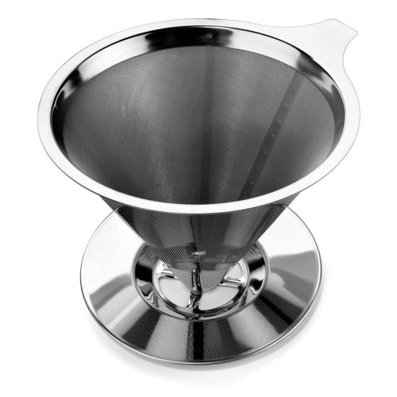 Coador Filtro De Café Aço Inox Sem Uso De Papel Lavável Menor preço em Coador Filtro De Café Aço Inox Sem Uso De Papel Lavável