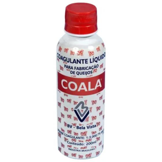 Imagem de Coalho Líquido Coala 200ml Coagulante Produção De Queijos