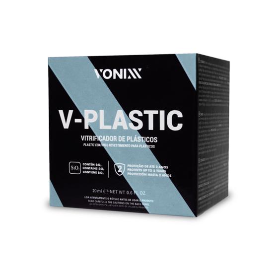 Imagem de Coating Cerâmico Automotivo para Plásticos V-Plastic Vonixx (20ml) Renova e Protege os plásticos internos e externos