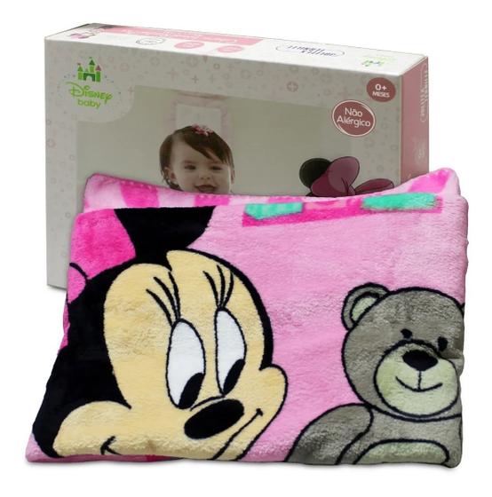 Imagem de Cobertor Antialérgico Disney Minnnie Rosa- Surpresa- Jolitex Rosa