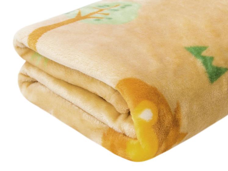 Imagem de Cobertor Bebê Estampado Macio AntiAlérgico Baby Flannel Kim Safari 0,90mx1,10m Etruria