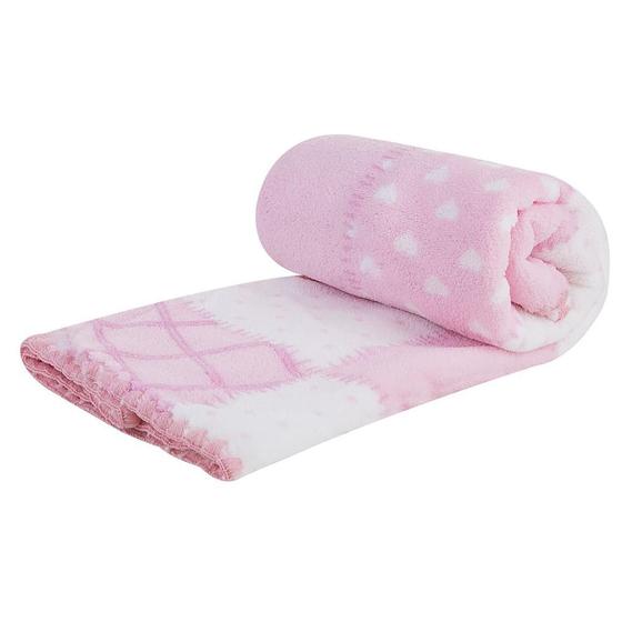 Imagem de Cobertor Bebê Estampado Macio Antialérgico Camesa Microfibra