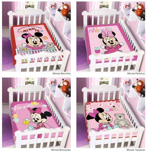 Imagem de Cobertor bebê infantil antialérgico disney-baby raschel plus jolitex