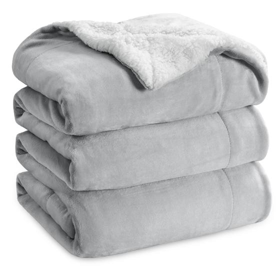 Imagem de Cobertor Bedsure Sherpa Fleece King Size grosso e quente