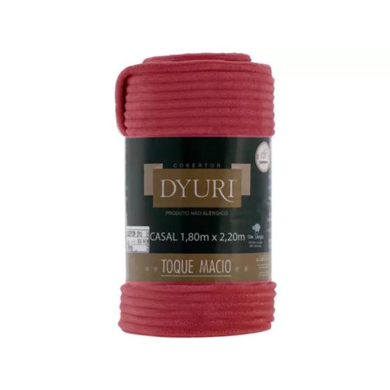 Imagem de Cobertor Casal com Sherpa Dyuri Jolitex 180x220 Vinho