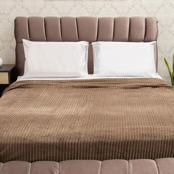 Imagem de Cobertor Casal com Toque Macio Home Design Luster Taupe