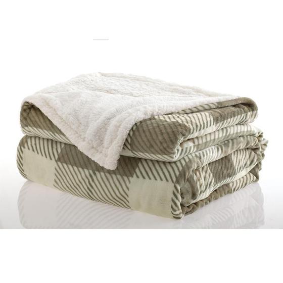 Imagem de Cobertor Casal Dupla Face Com Sherpa Soft Aprile Ternille
