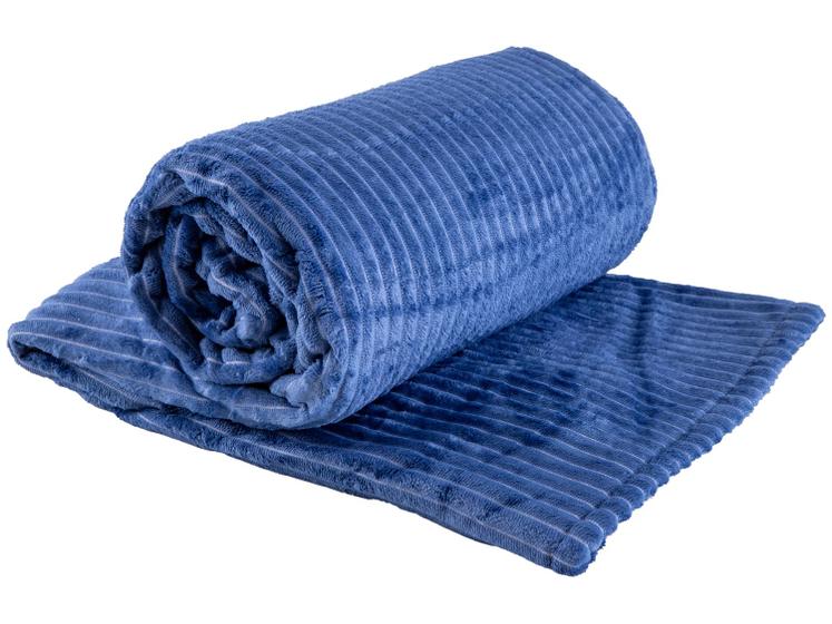 Cobertor Casal Jolitex Poliéster Dyuri Azul