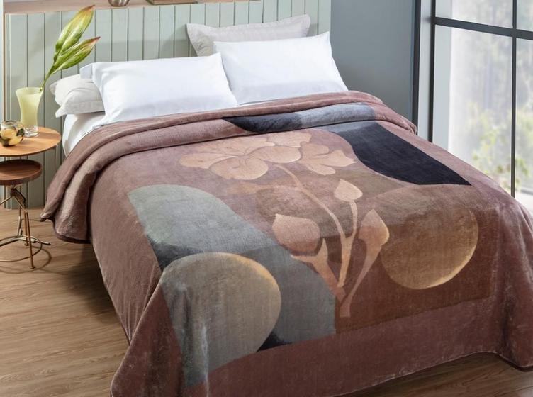 Imagem de Cobertor Casal Kyor Plus Varsovia Marrom Jolitex