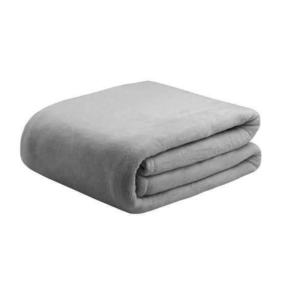 Imagem de Cobertor Casal Premium 480Gr/M² Soft Cinza Naturalle Fashion