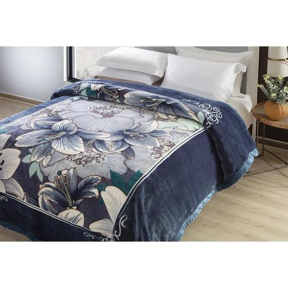 Imagem de Cobertor Casal Raschel Plus Charleston 1,80X2,20M Jolitex