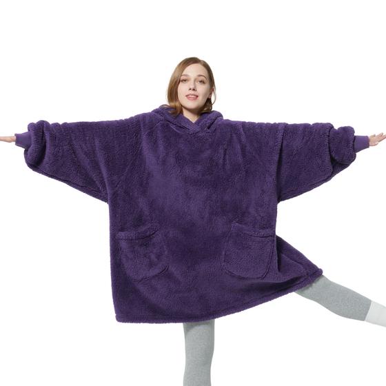 Imagem de Cobertor com Capuz Vestível Bedsure - Para Homens e Mulheres