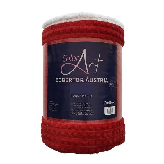 Cobertor Diamond Com Sherpa Casal 1,80x2,20m - CORTTEX Menor preço em Cobertor Diamond Com Sherpa Casal 1,80x2,20m - CORTTEX