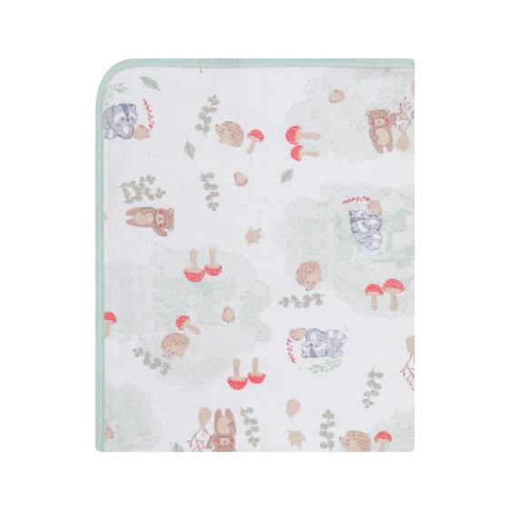 Imagem de Cobertor Estampado Floresta 1,10m  90 cm - Papi Mami