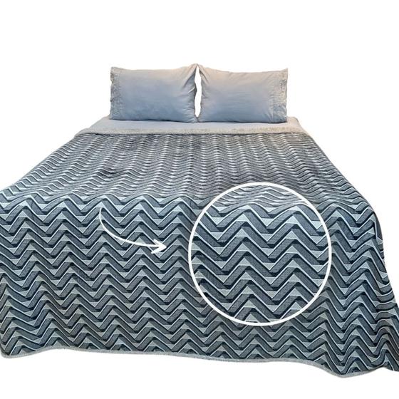 Imagem de Cobertor Finlândia Diversas Estampas Queen Size 2,20x2,40m Microfibra Sherpa Efeito lã de Carneiro