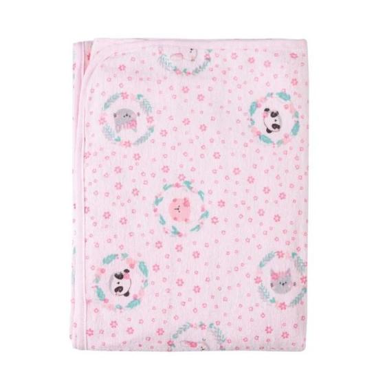 Imagem de Cobertor Flanelado Bebê Amiguinhas 1,10 x 0,90 - Papi