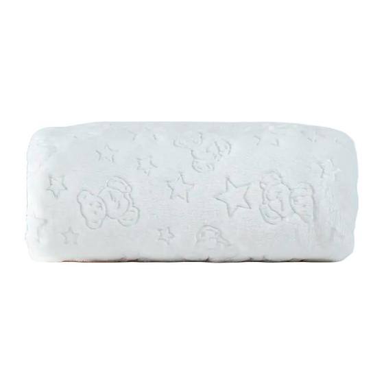 Imagem de Cobertor Fleece Abraço De Urso Duplo Branco - Hug