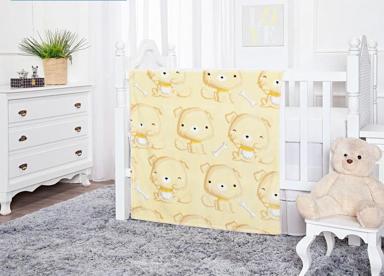 Imagem de Cobertor Infantil 90x1,10 Baby Flannel Milk
