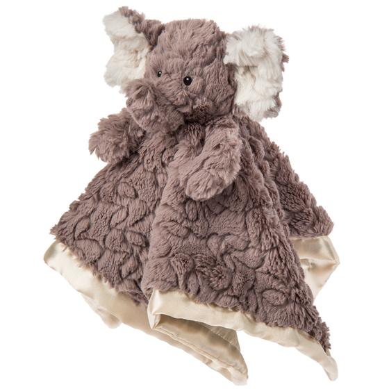 Imagem de Cobertor Infantil Mary Meyer Putty Nursery Elephant - 13x13 Polegadas