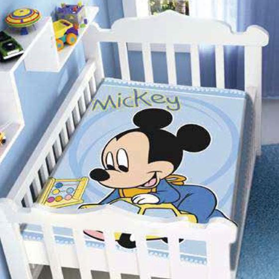 Imagem de Cobertor Infantil Menino Antialérgico Dysney Baby Jolitex Ternille Mickey