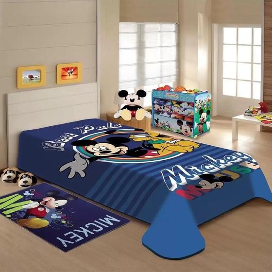 Imagem de Cobertor Infantil Mickey Disney Menino licenciado