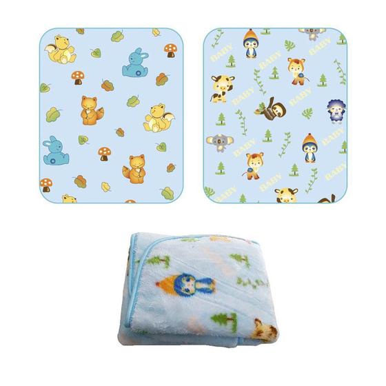 Imagem de Cobertor Jolitex Ternille- Pelo Alto -Antialérgico Bebê - Bichinhos