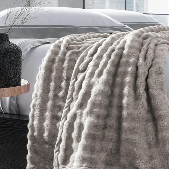 Imagem de Cobertor Kacyumara Blanket Courchevel Jacquard Toque de Seda - Queen