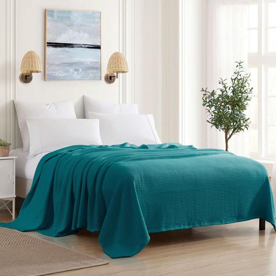 Imagem de Cobertor King Sweet Home Collection - Algodão Fino, Cor Teal