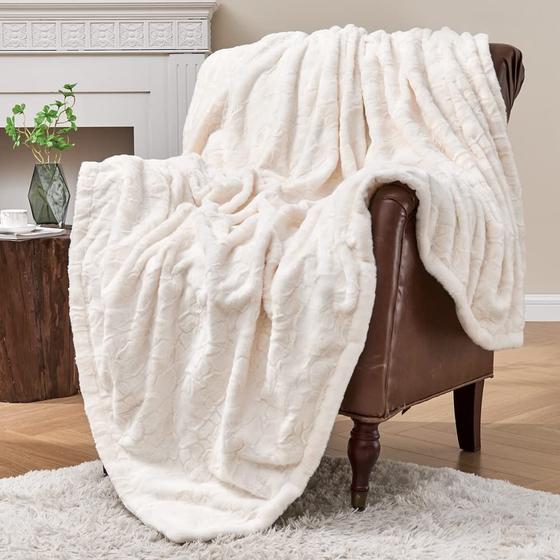 Imagem de Cobertor Krifey Super Soft Fluffy Luxury Minky 150x200c