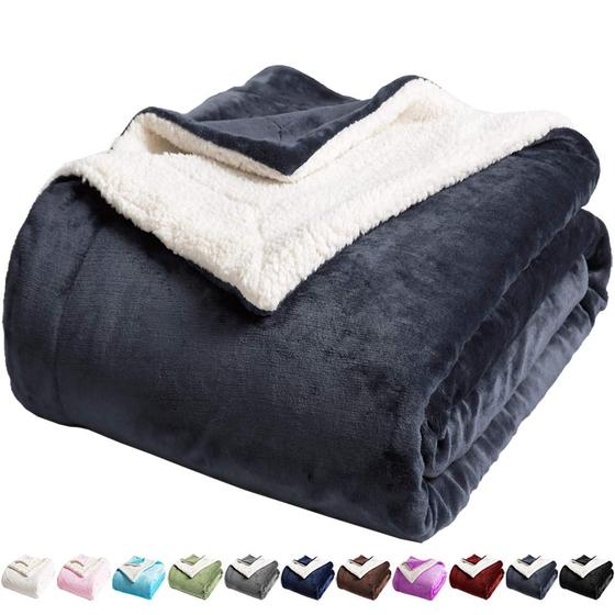 Imagem de Cobertor LBRO2M Sherpa Fleece Queen Size Super Soft Fuzzy