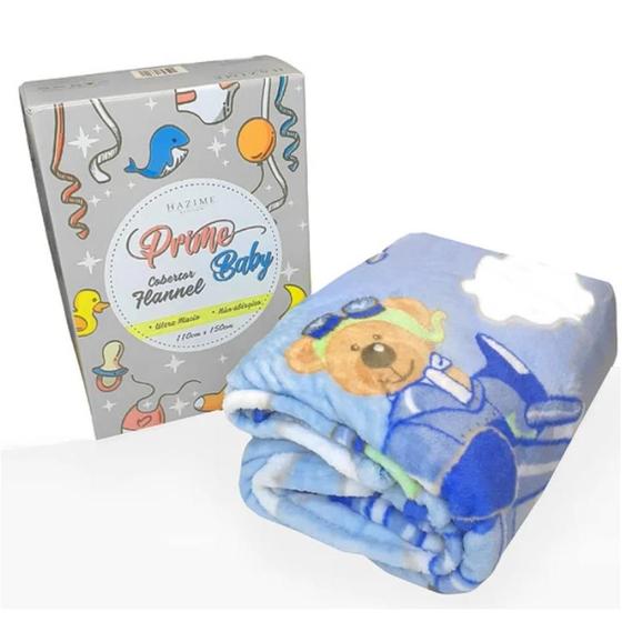 Imagem de Cobertor Manta Antialérgica Bebe Microfibra Soft Infantil