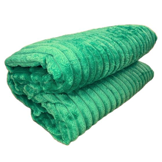 Imagem de Cobertor Manta Casal Corttex Luster Microfibra Design Canelado Toque Macio