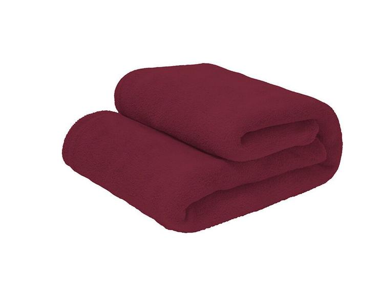 Imagem de Cobertor Manta de Casal Liso Microfibra 180x220 com cores sortidas Camesa