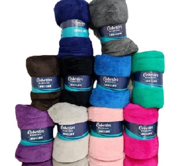 Cobertor Manta Fleece Casal Lisa Super Macia 1,80 X 2,00 Menor preço em Cobertor Manta Fleece Casal Lisa Super Macia 1,80 X 2,00