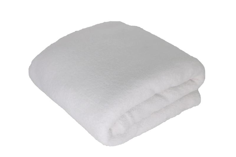 Imagem de Cobertor manta microfibra 110 x 150 branca 100% poliéster
