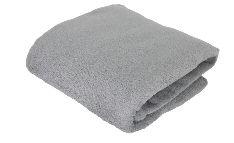Imagem de Cobertor manta microfibra casal cinza 180 x 220 cm - casal - cinza