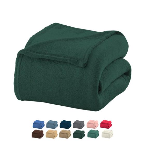 Imagem de Cobertor Manta Queen Liso Microfibra Soft Fleece 2,20x2,40m Camesa